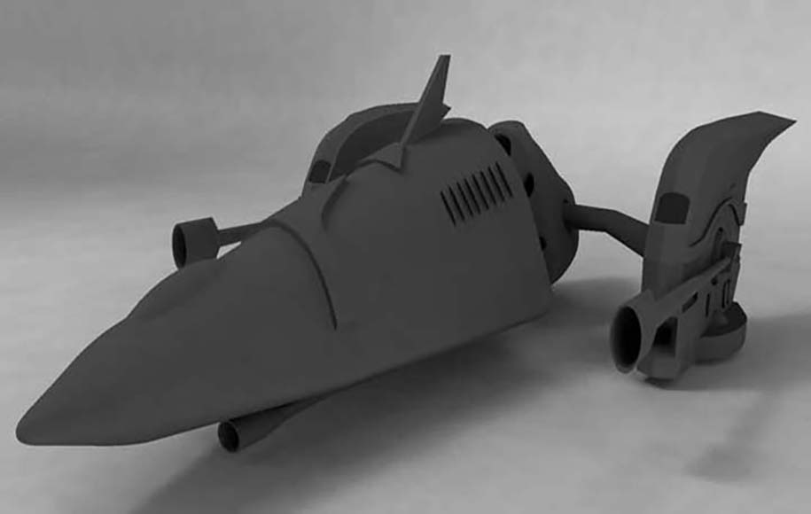 3D Spaceship