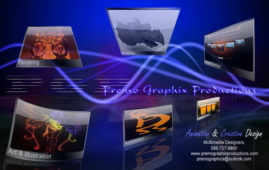 Premo Graphix Productions - Postcard